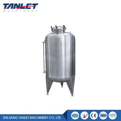 Vertical horizontal stainless steel liquid processing storage tank