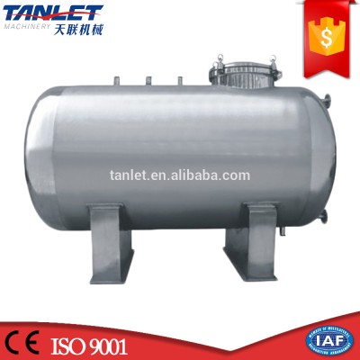 Horizontal SS 304 316 beer wine water milk processing storage tank