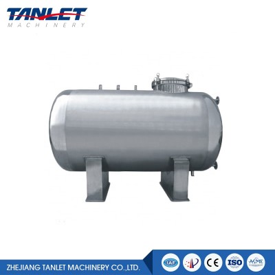 Vertical horizontal stainless steel beer wine water milk storage tank