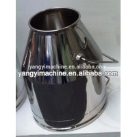 stainless steel milk bucket for portable milking machine